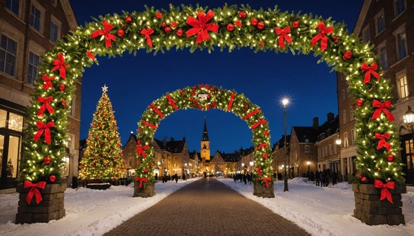 Découvrez l'arche de noël idéale pour vos événements festifs